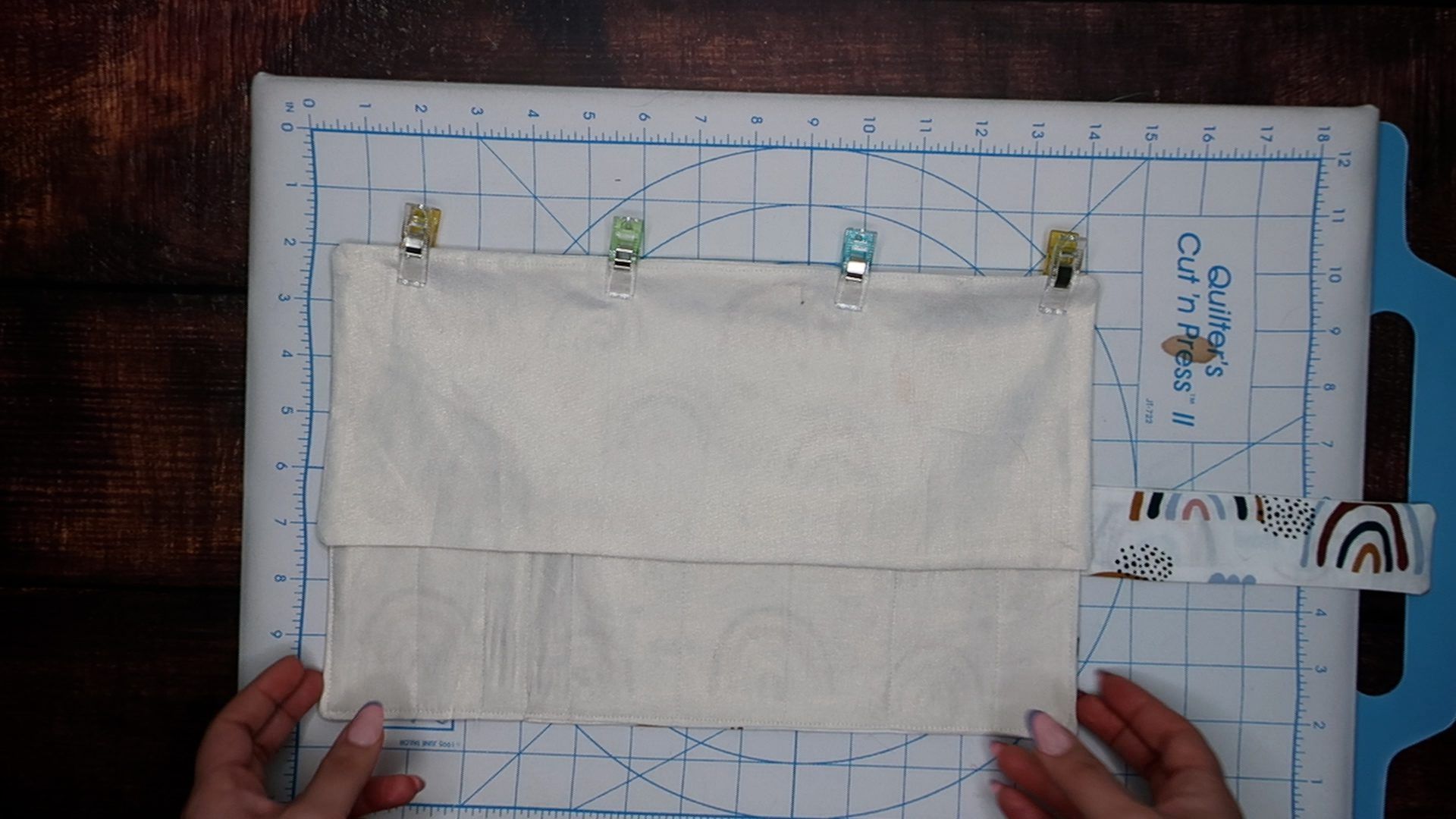 DIY Makeup Roll Step 10 Part 1