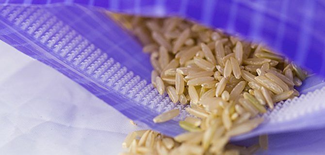Reclosable Rice Bag