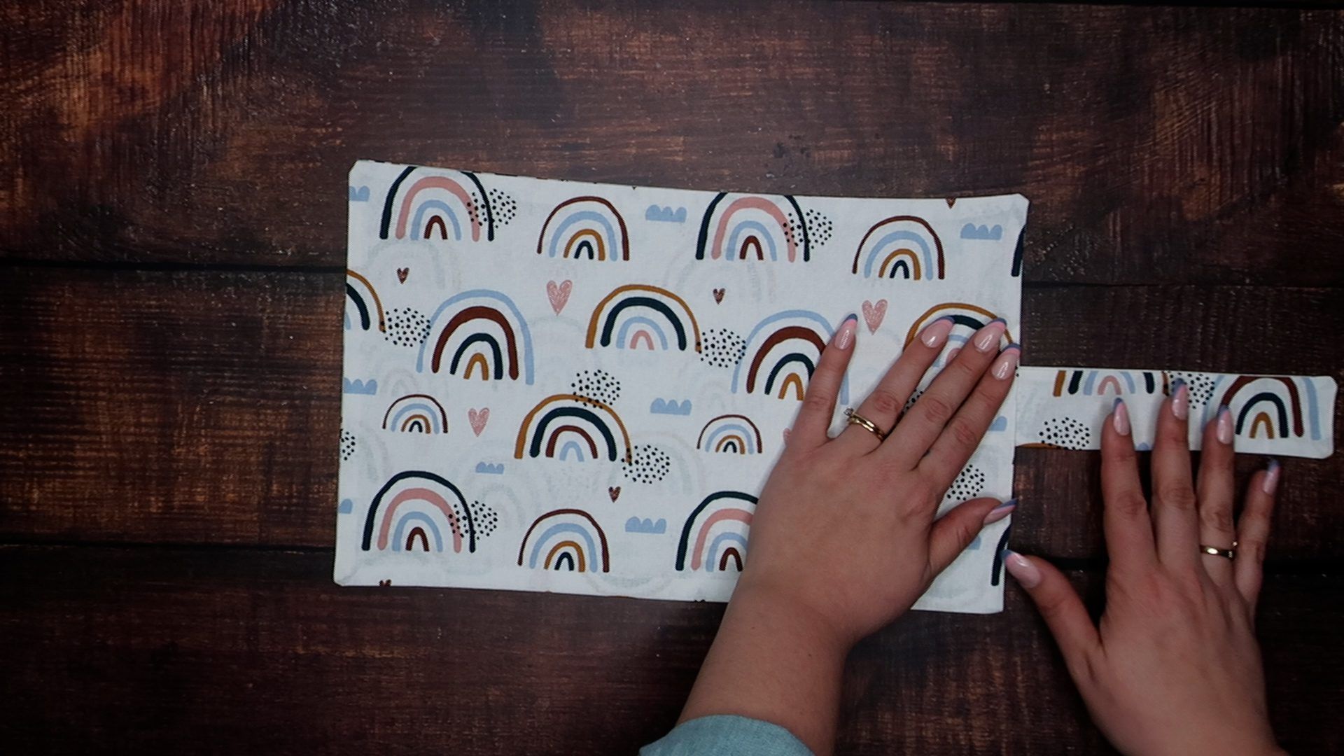 DIY Makeup Roll Step 5