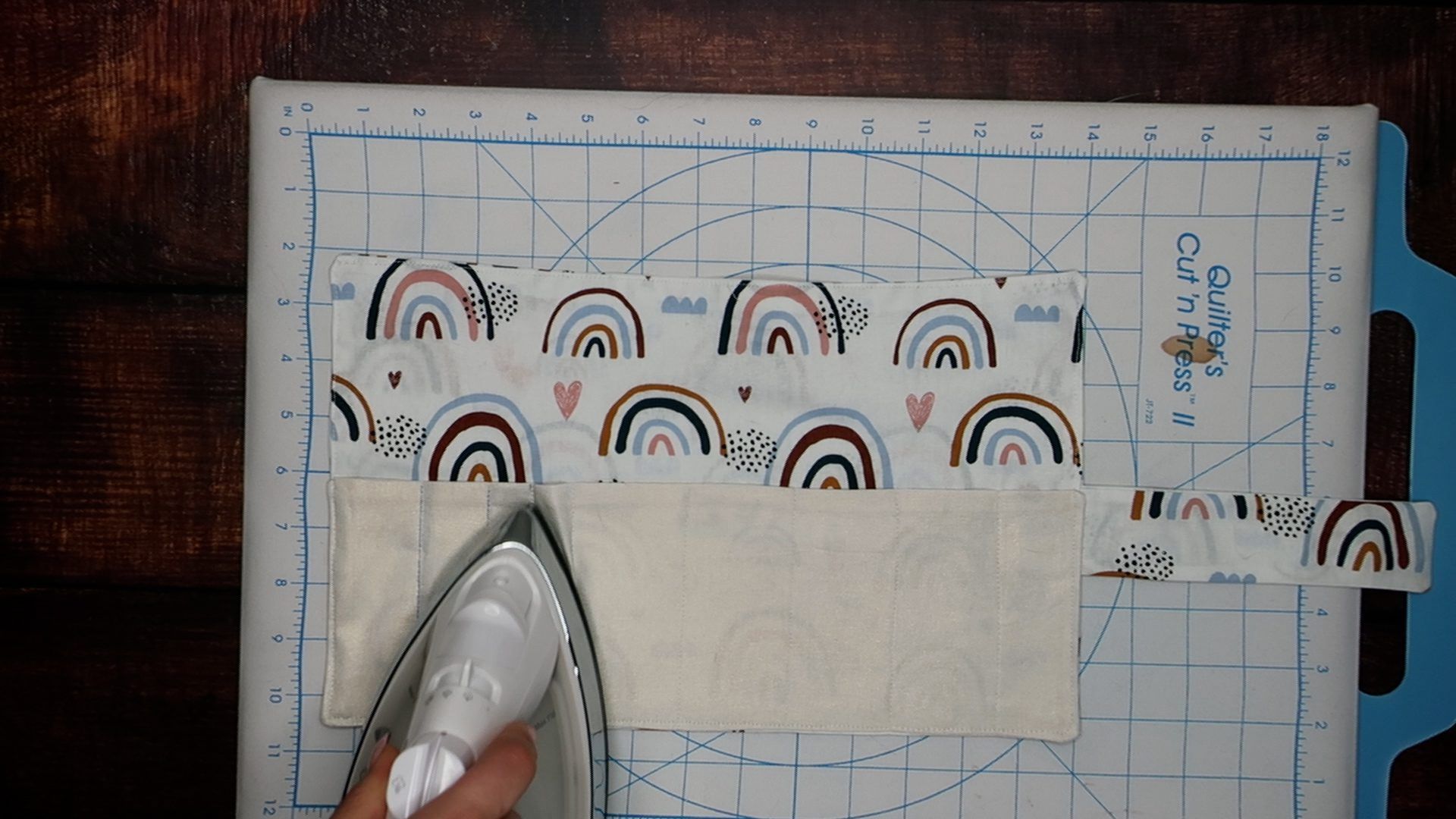 DIY Makeup Roll Step 9