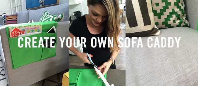 Sofa Caddy With No Sewing