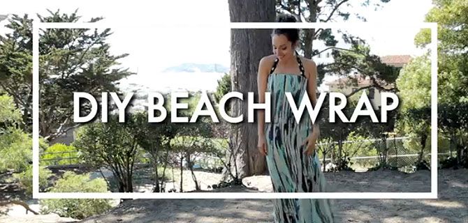 DIY Beach Wrap