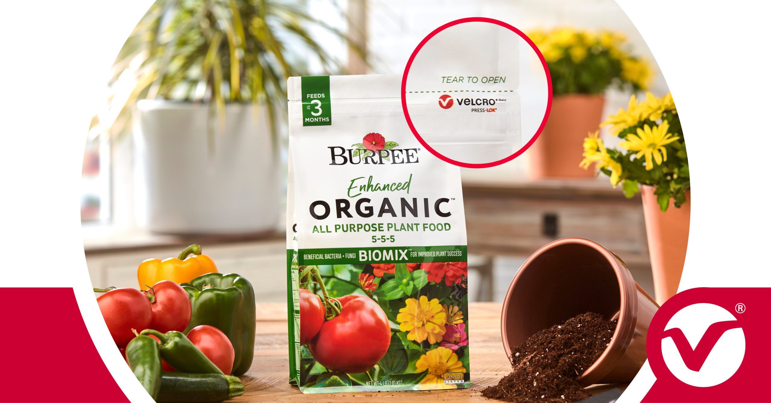 Burpee® flexible packaging