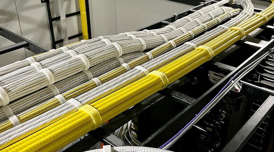 Cable installation with Color Coordination