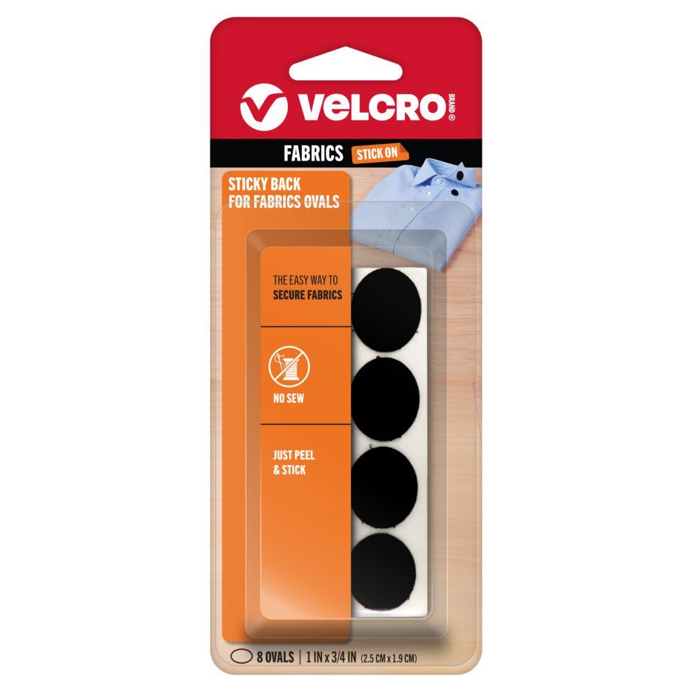 VELCRO® Brand Sticky Back for Fabrics Ovals