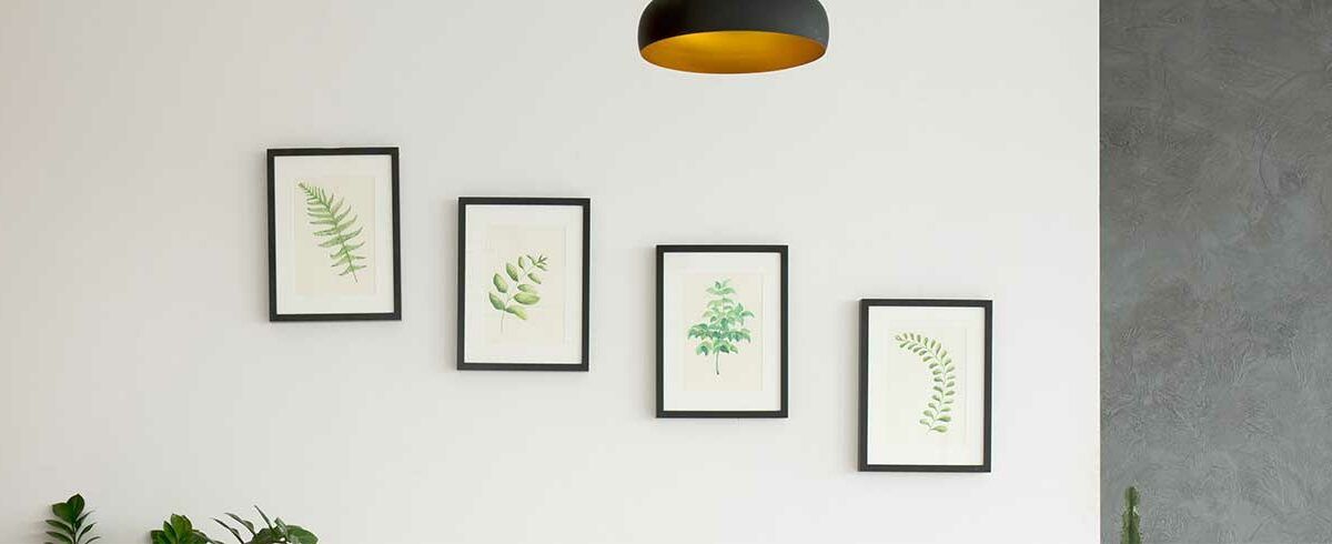 how high to hang pictures