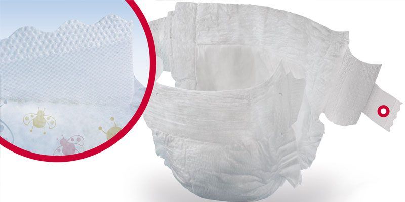 Hook and loop baby diaper tabs