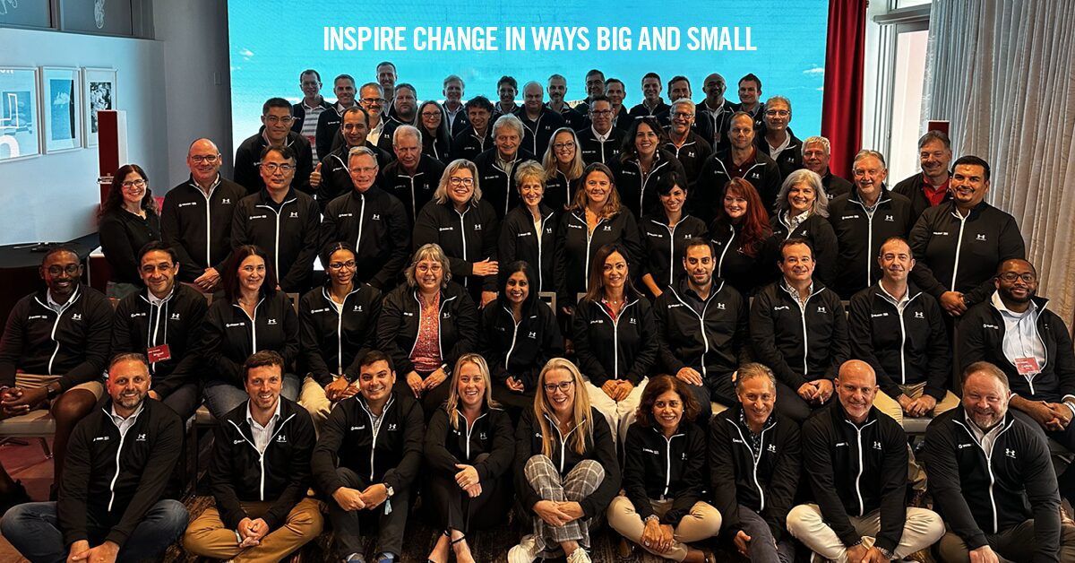 Group photo of Velcro Companies employees at leadership summit