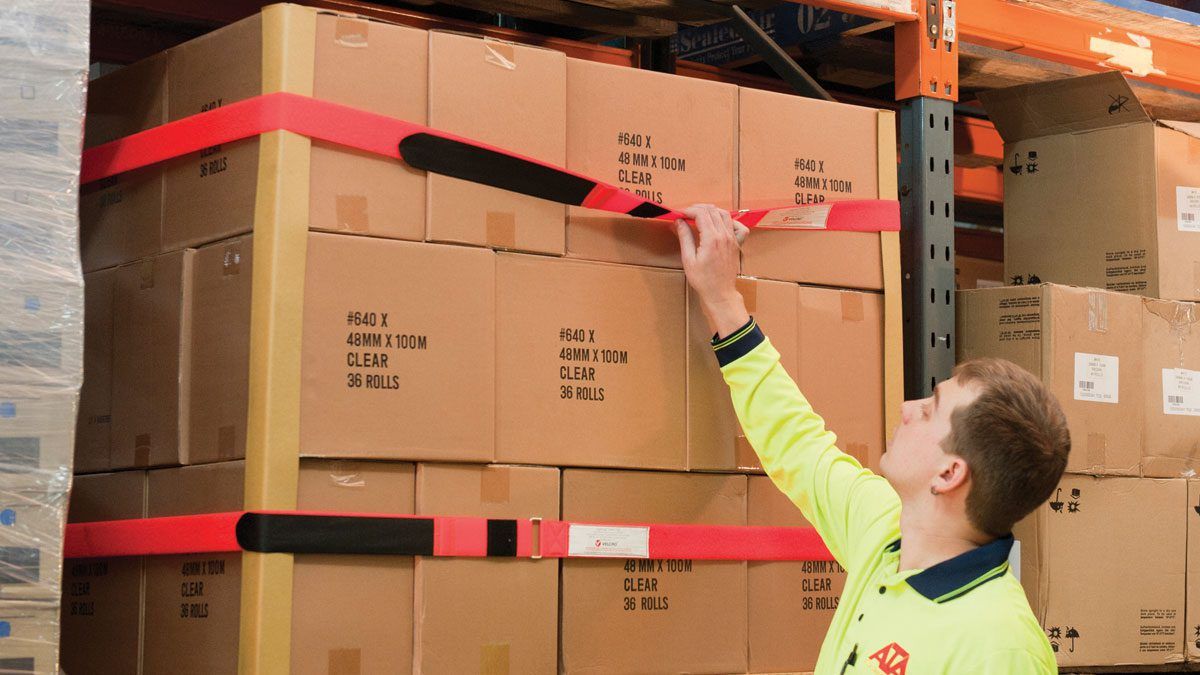 VELCRO® Brand LOGISTRAP® Fastener for Securing Pallets