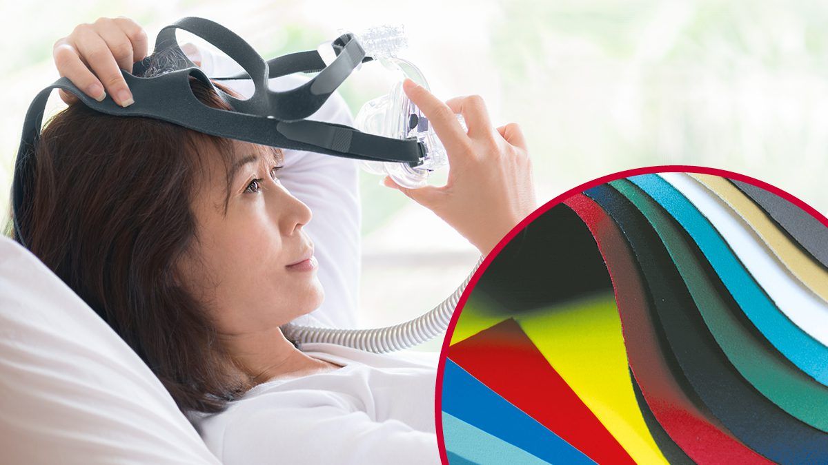 VELCRO® Brand hook and loop straps for respiratory devices
