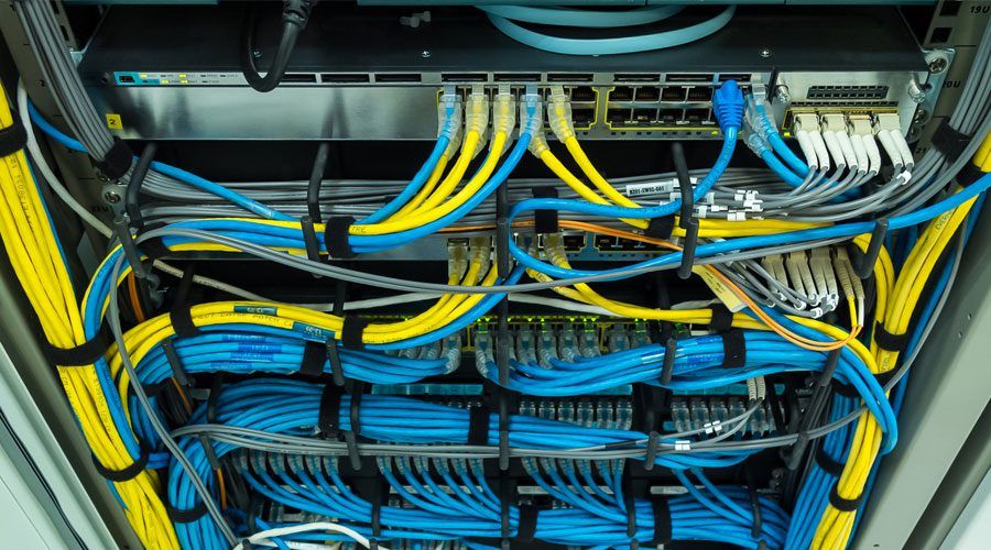 Organized Cabinet in a Data Center