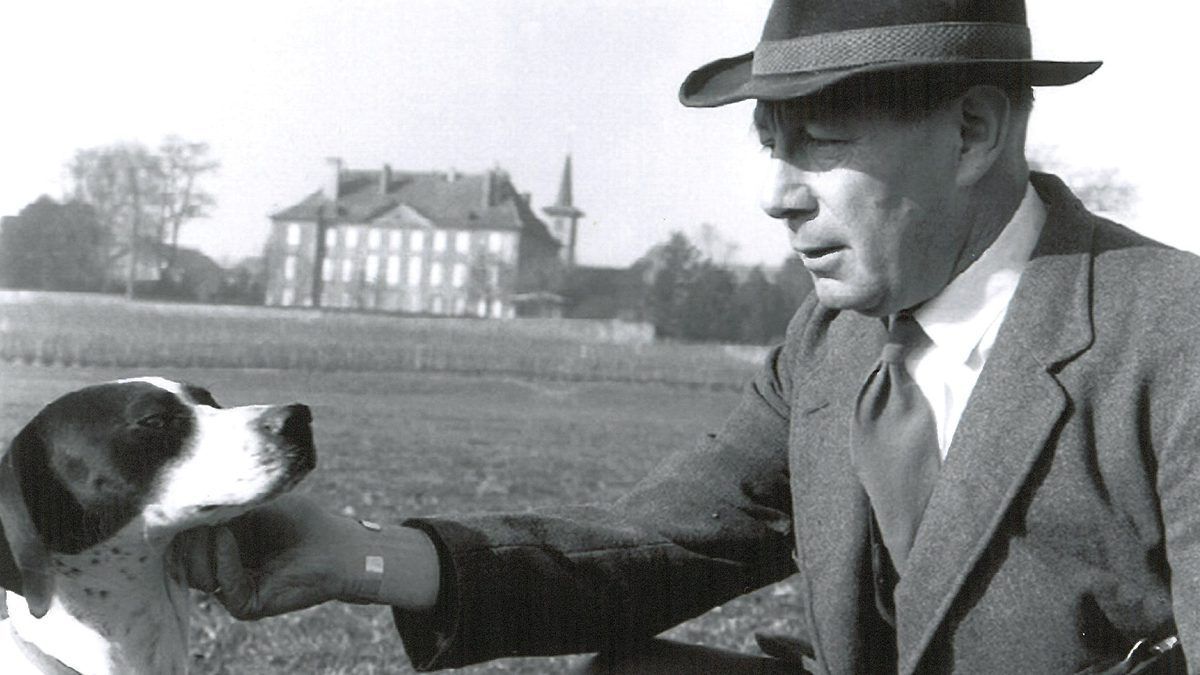George De Mestral and his dog