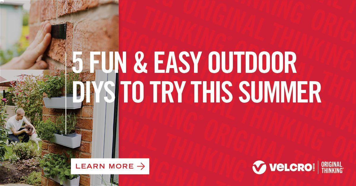 5 Outdoor DIYs using VELCRO® Brand fasteners