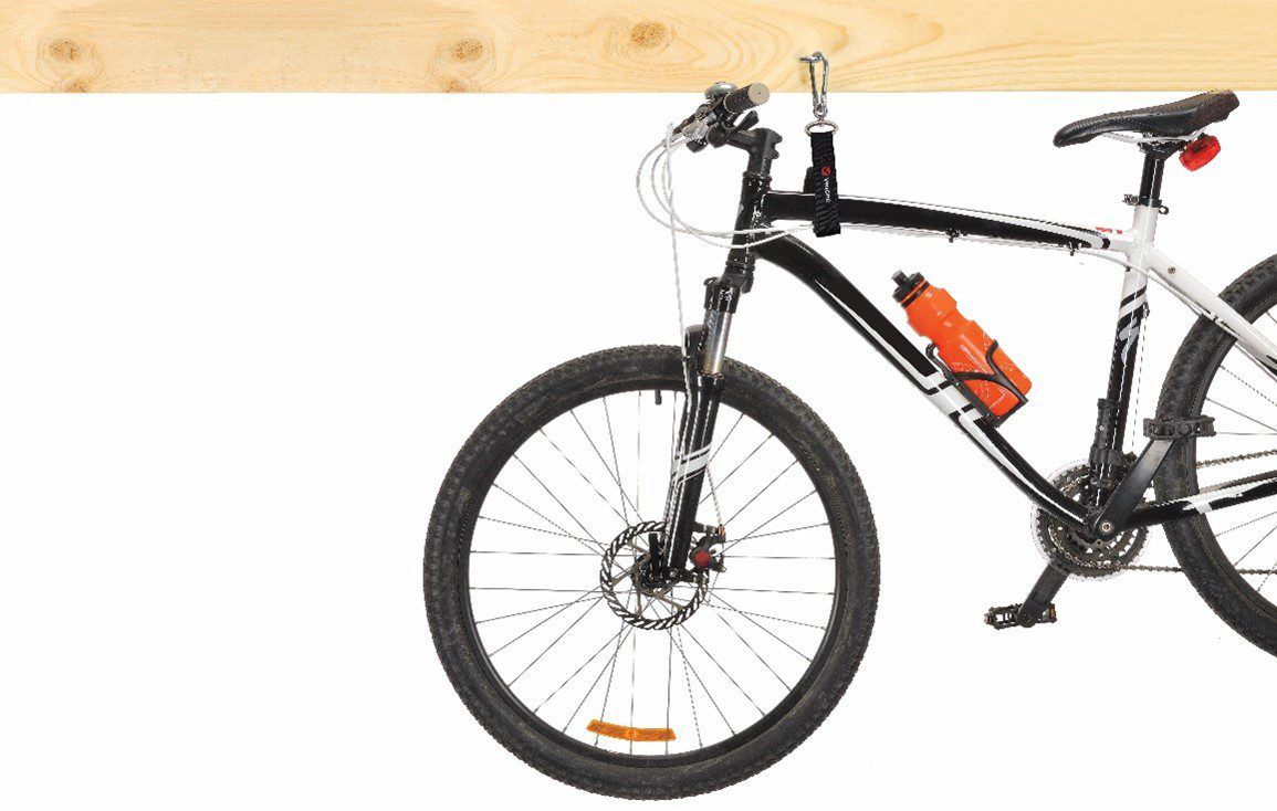 How to hang bikes in garage