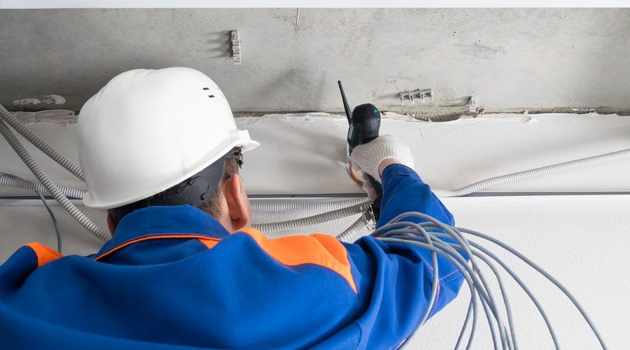 Professional Installing Cables