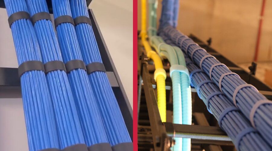 Cable Management with Color Coordination