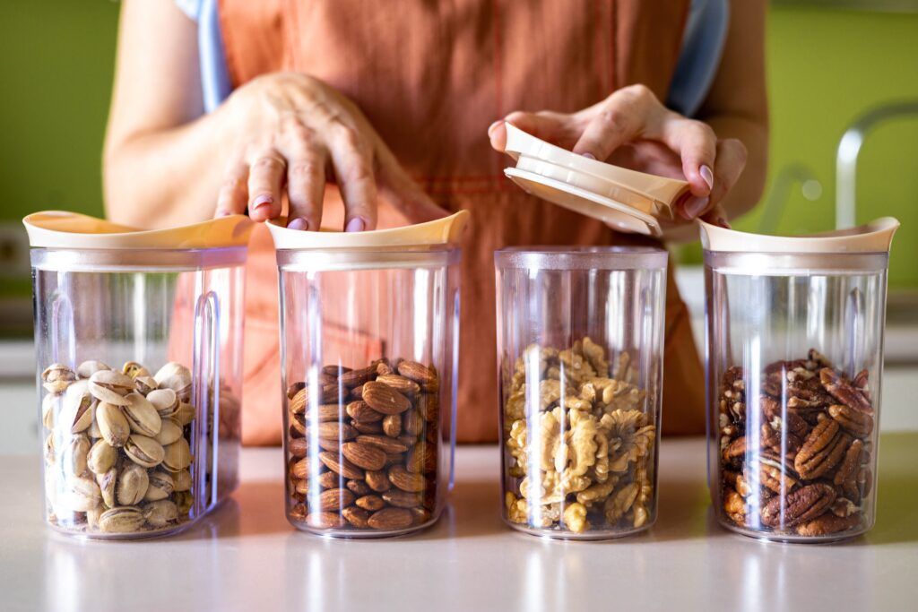 Walk-in Pantry Organization Ideas -1. Categorize food items