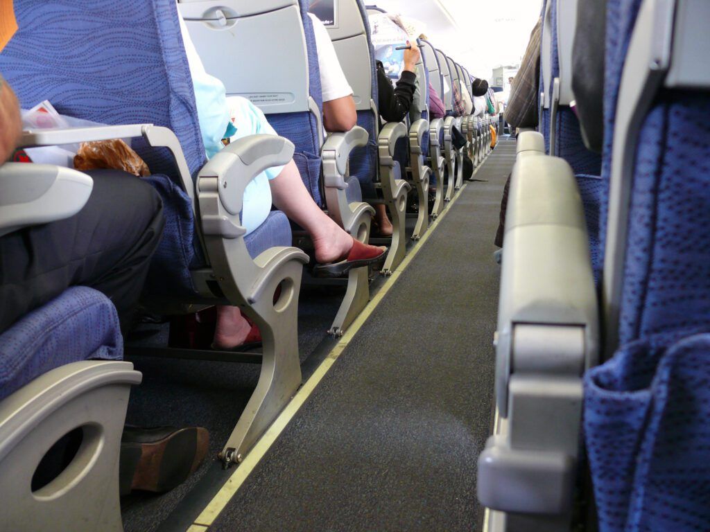 Aircraft carpet and seats