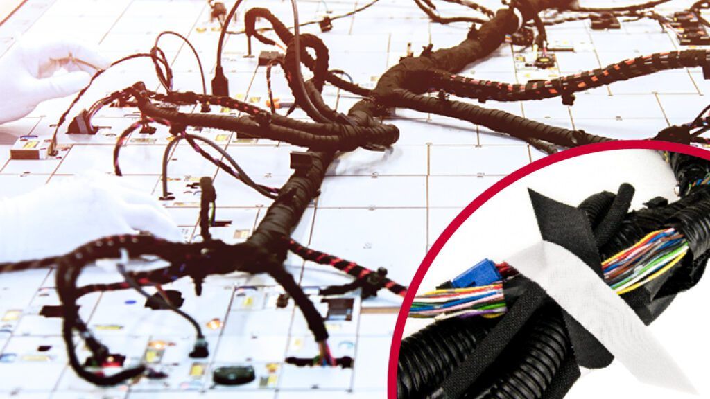VELCRO® Brand FLEX-ZONE™ fastener for automotive wire harnesses
