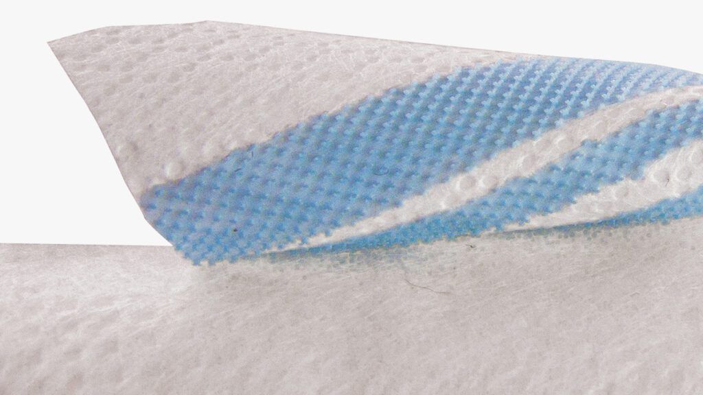 VELCRO® Brand FLEX-ZONE™ fastener for baby diapers