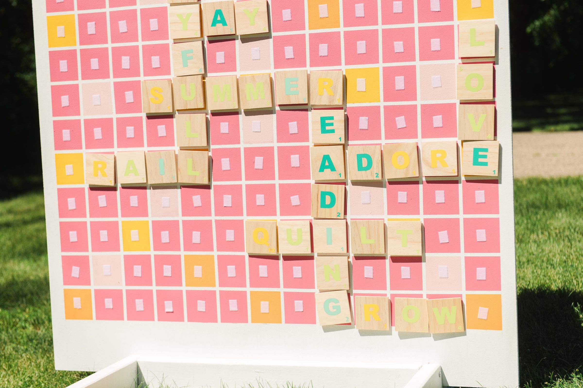Giant crossword puzzle