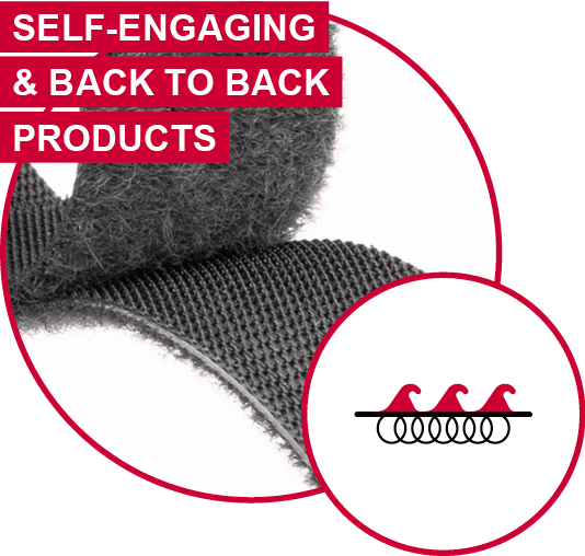 self-engaging and back to back products