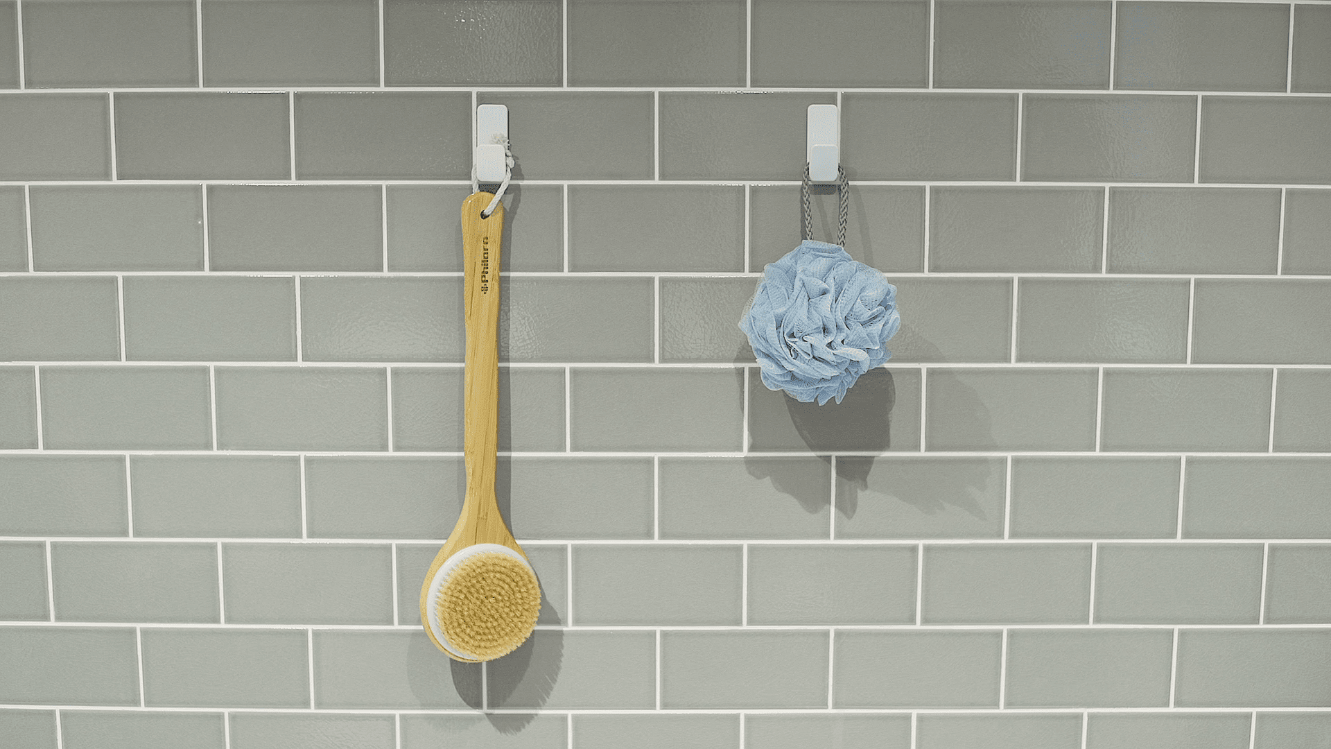 Bathroom Organization Ideas - Hang bathroom accessories