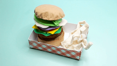 DIY Felt Play Food