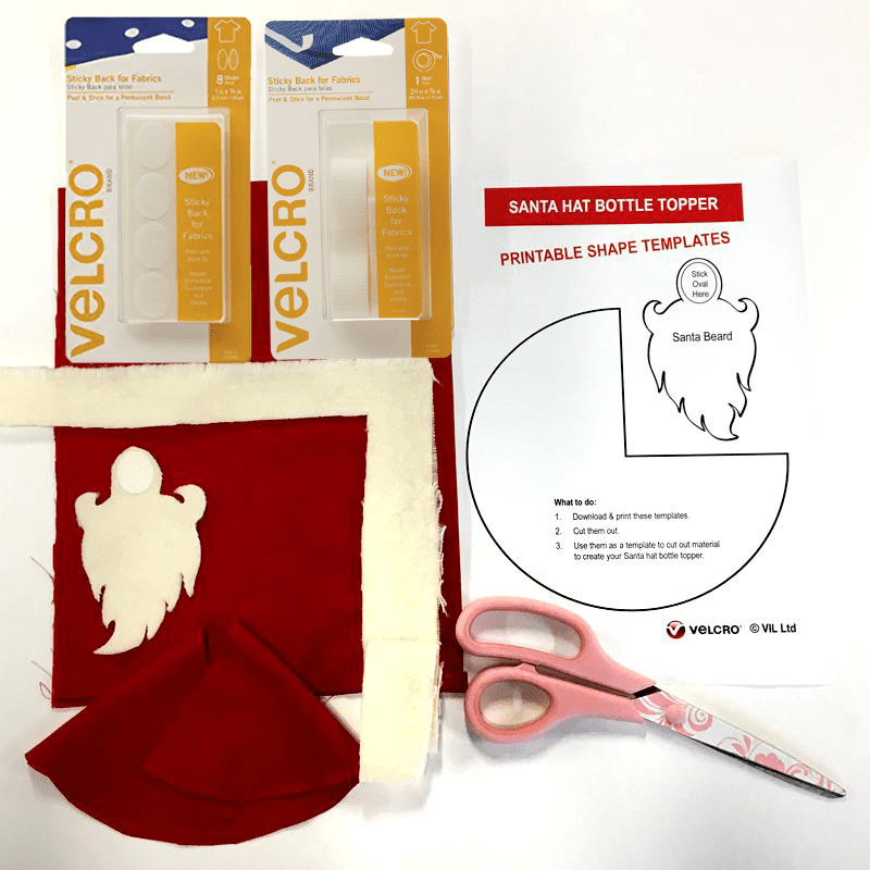  Santa Wine bottle cover materials
